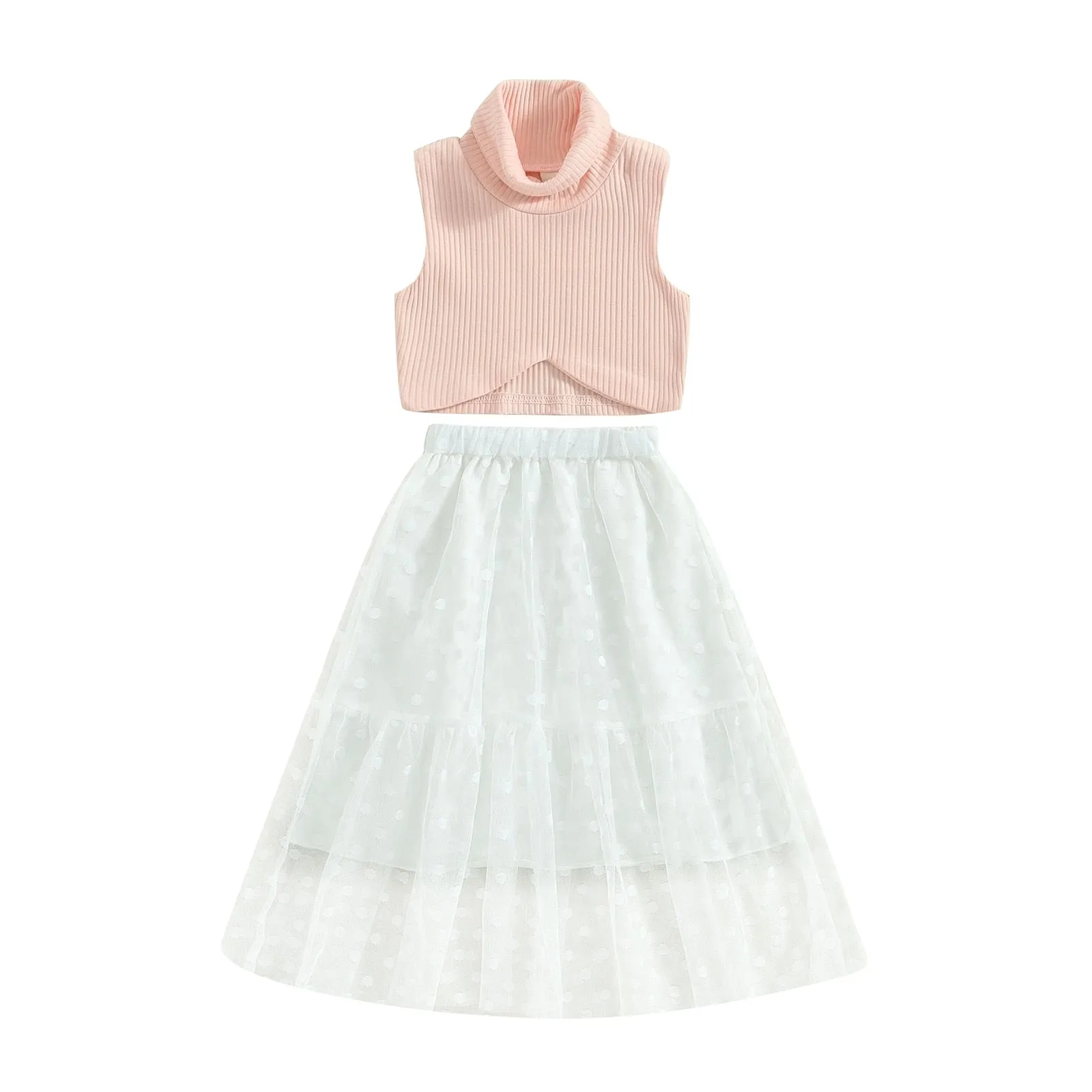 Hannah Mesh Skirt Set