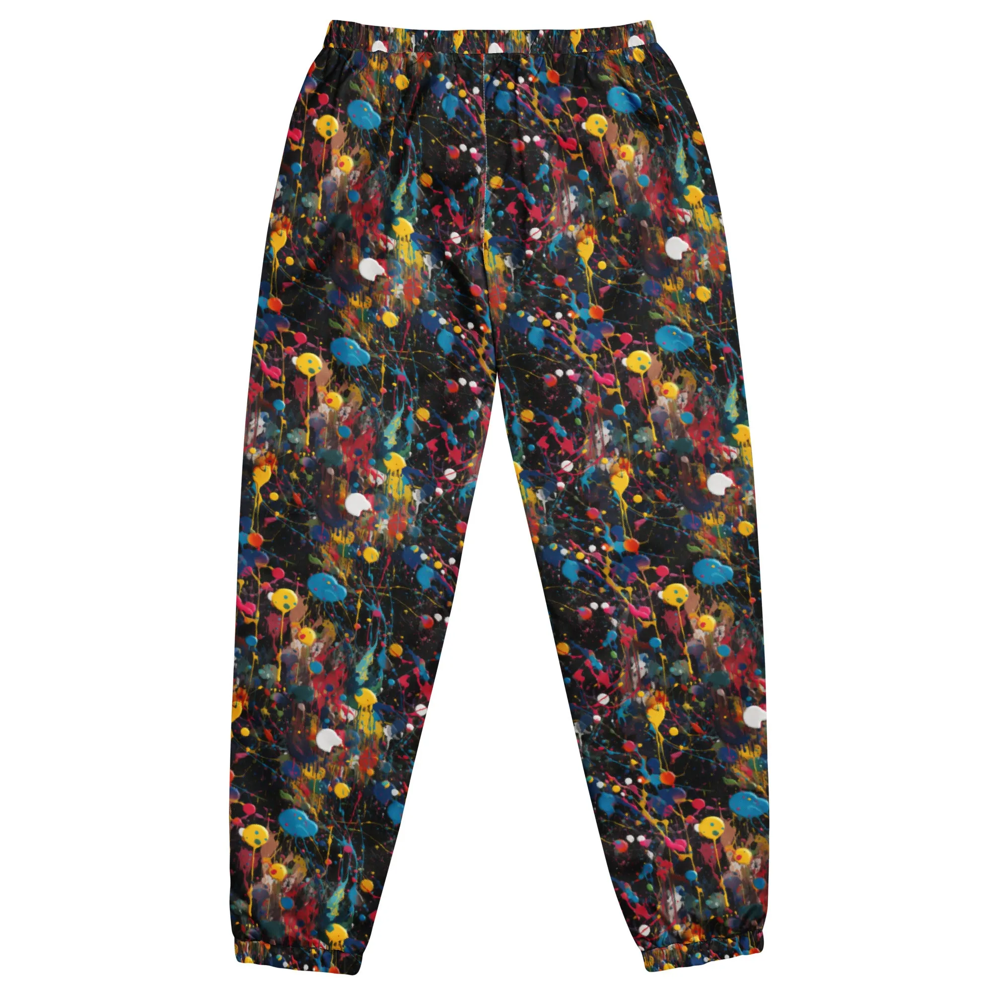 HERO Unisex Spray Paint Print Track Pants: Express Your Artistic Style