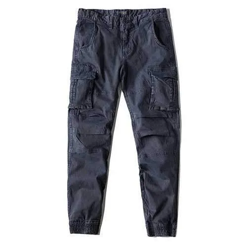 High-quality Casual Loose Cotton Cargo Pants