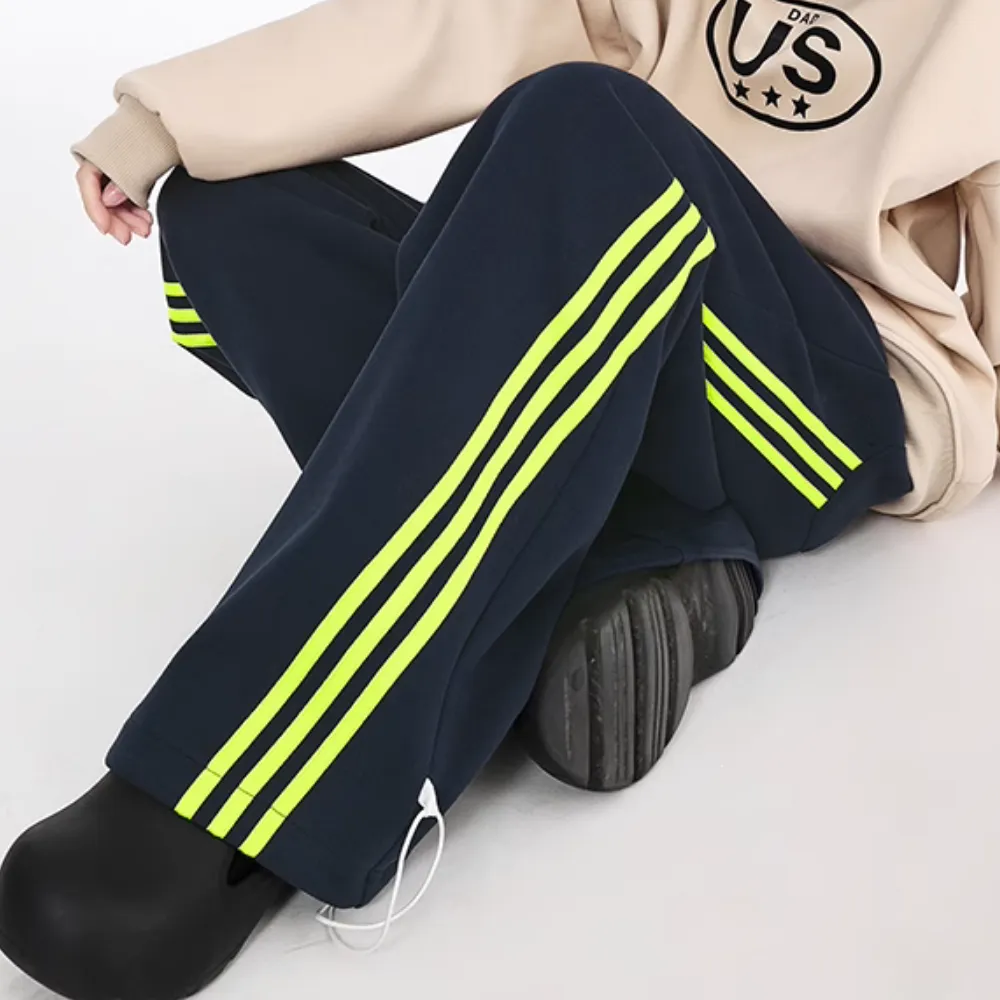 High Street Drawstring Floor-Length Sweatpants