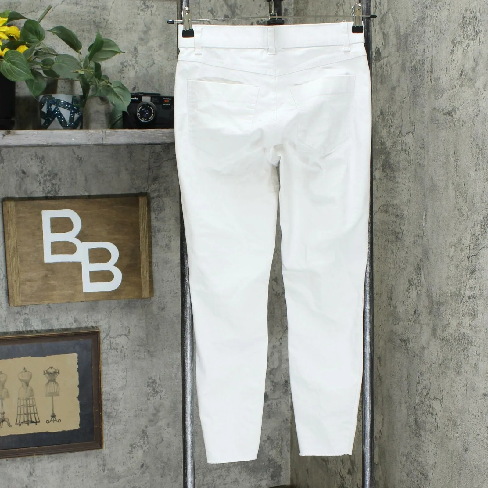HUE Women's Ultra Soft Denim Leggings White Small