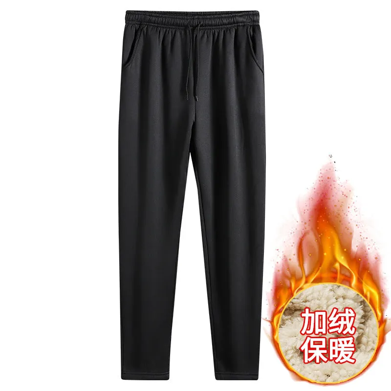 INSTOCK-Autumn Men's Thick Plush Warm Casual Pants
