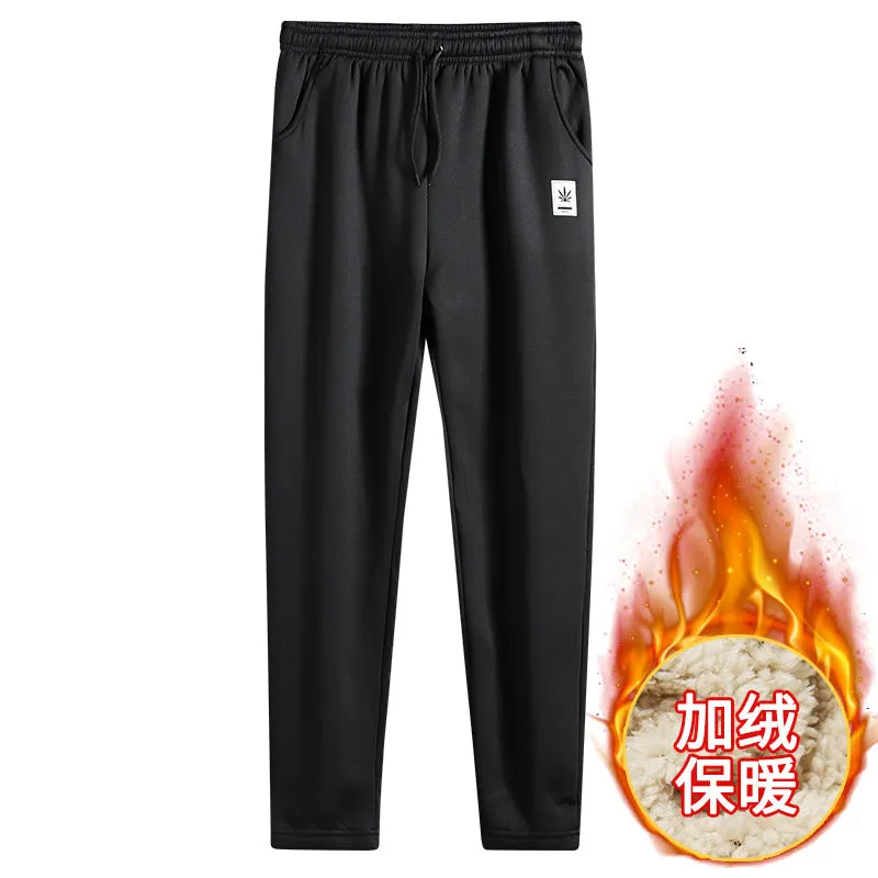 INSTOCK-Autumn Men's Thick Plush Warm Casual Pants