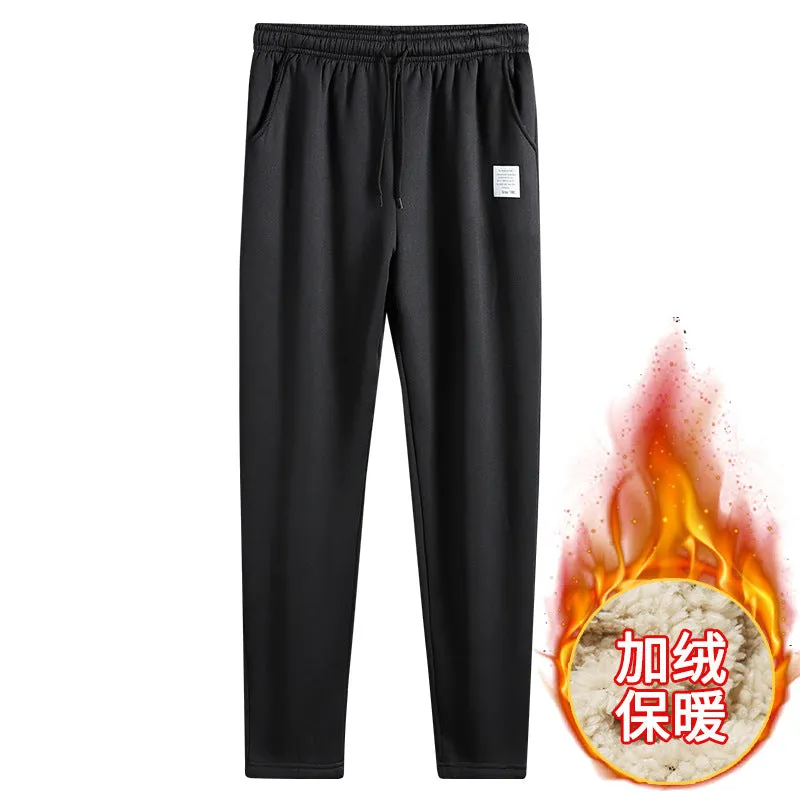 INSTOCK-Autumn Men's Thick Plush Warm Casual Pants