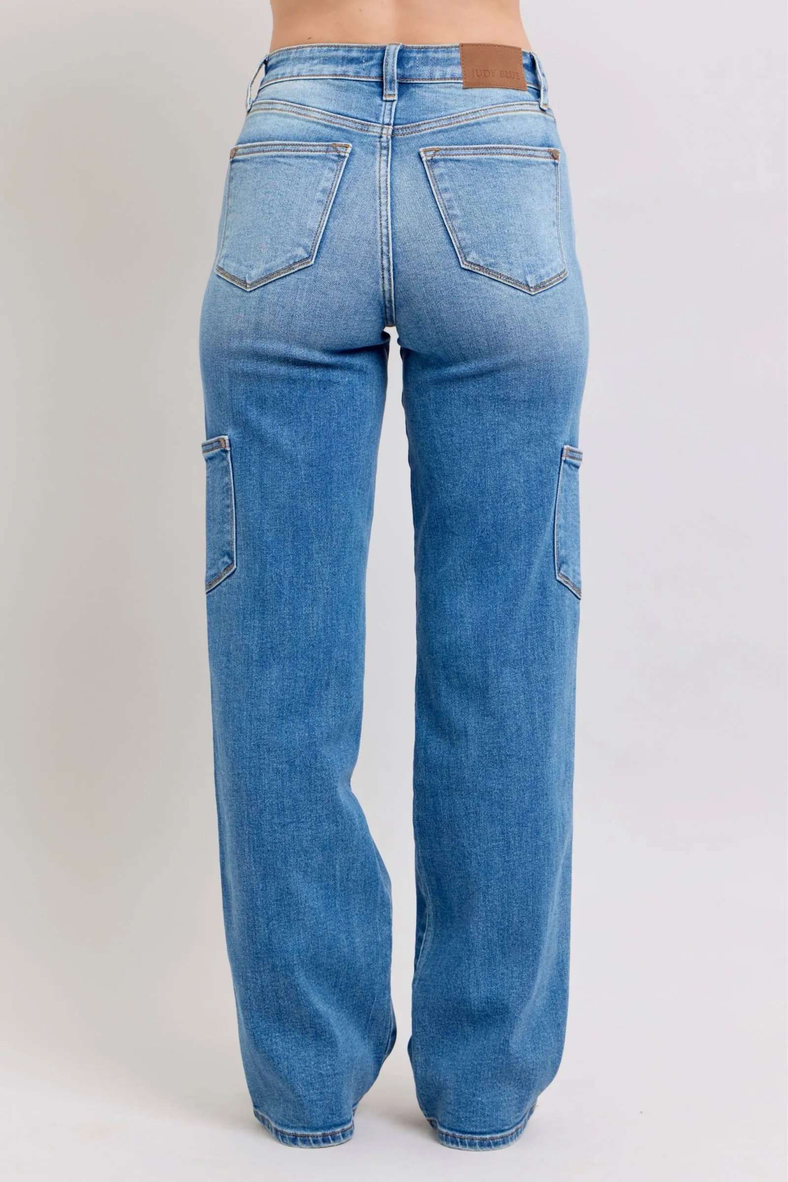 JUDY BLUE 90's Straight Cargo Jean