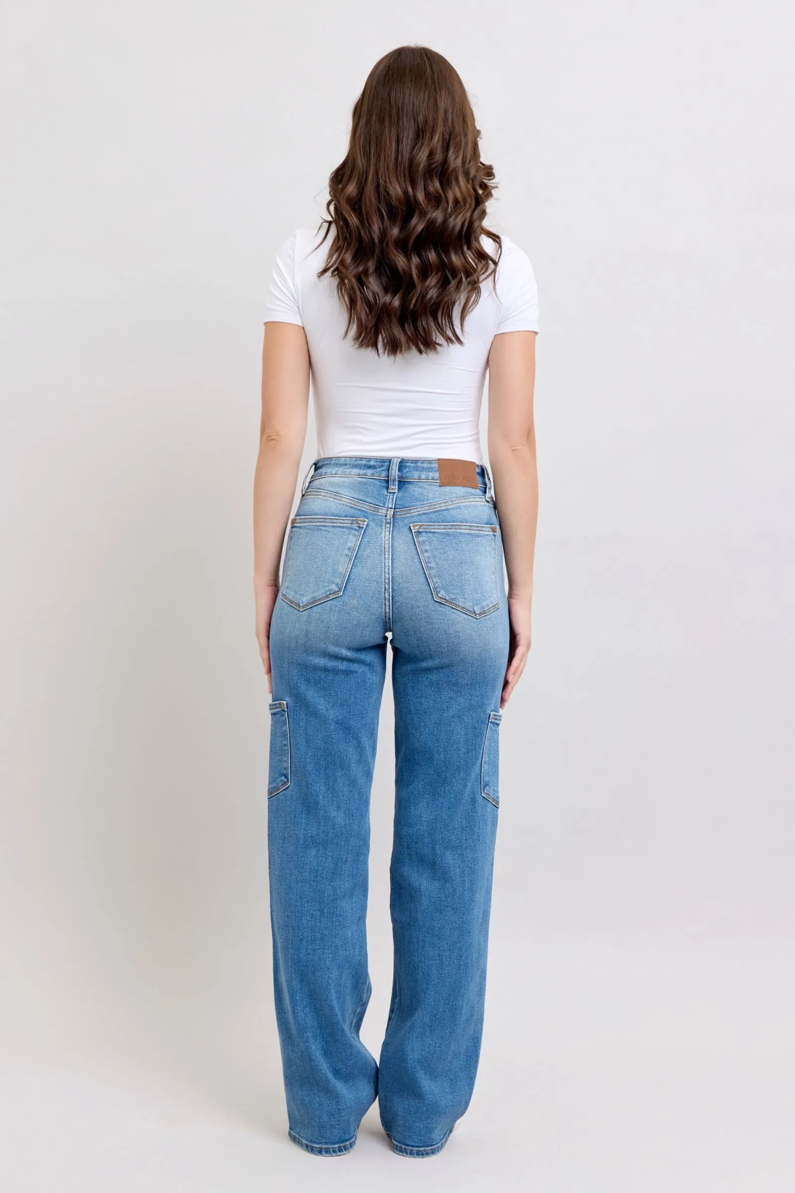 JUDY BLUE 90's Straight Cargo Jean