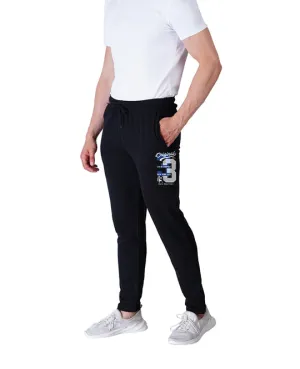 Kart Black Men's Printed Track Pants | Black Color Track Pant | Black - 33