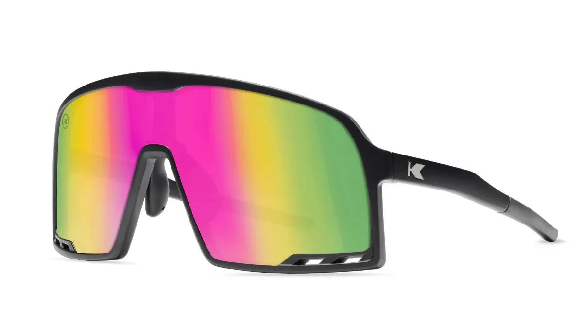 Knockaround Sunglasses - Campeones - Rainbow on Black