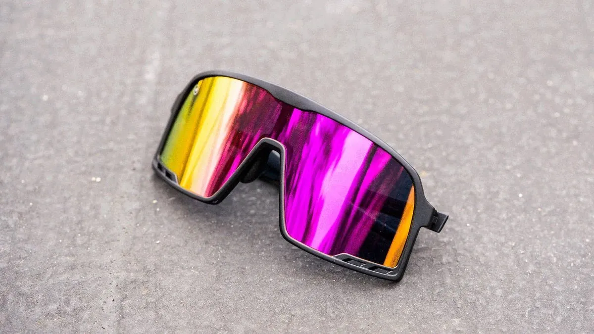 Knockaround Sunglasses - Campeones - Rainbow on Black