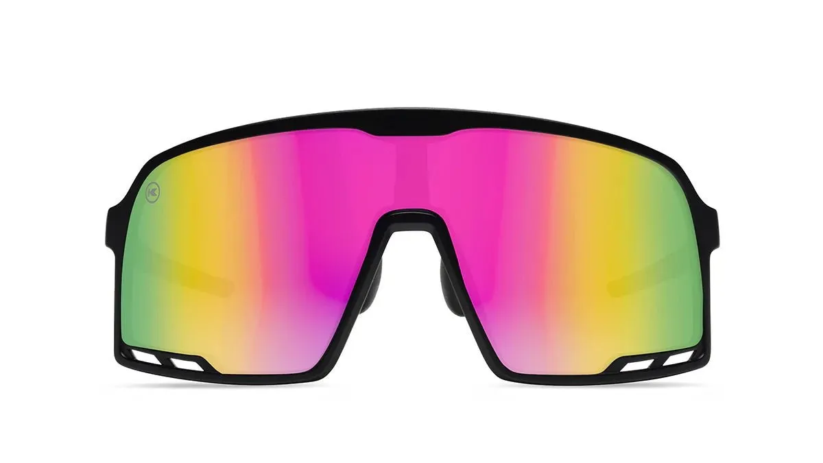 Knockaround Sunglasses - Campeones - Rainbow on Black