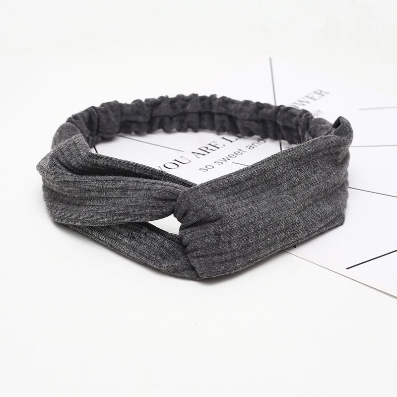 Knotted Elastic Headbands