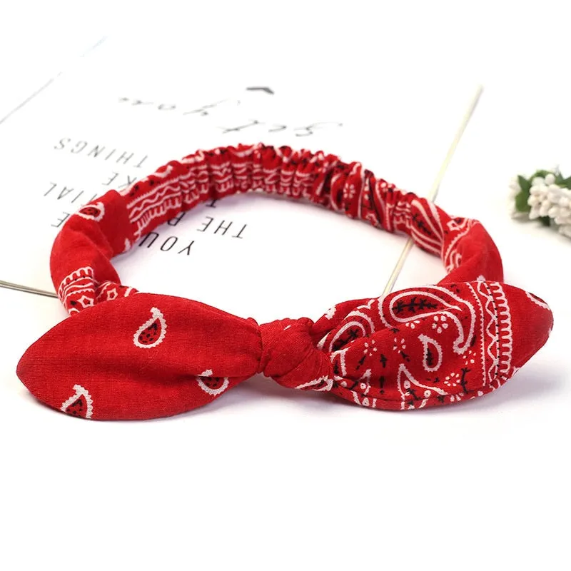 Knotted Elastic Headbands