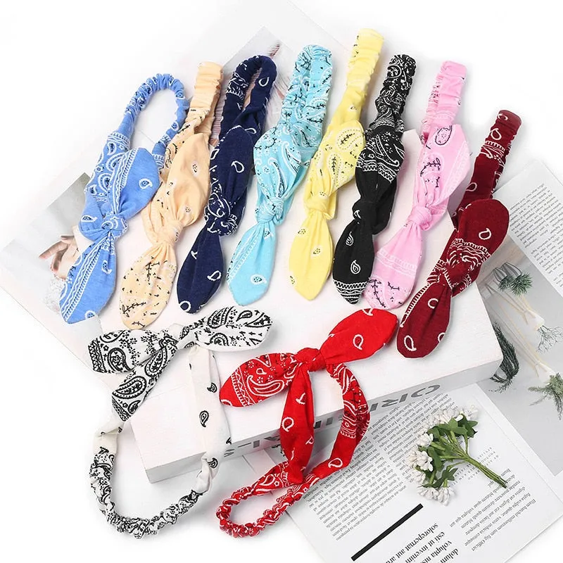Knotted Elastic Headbands