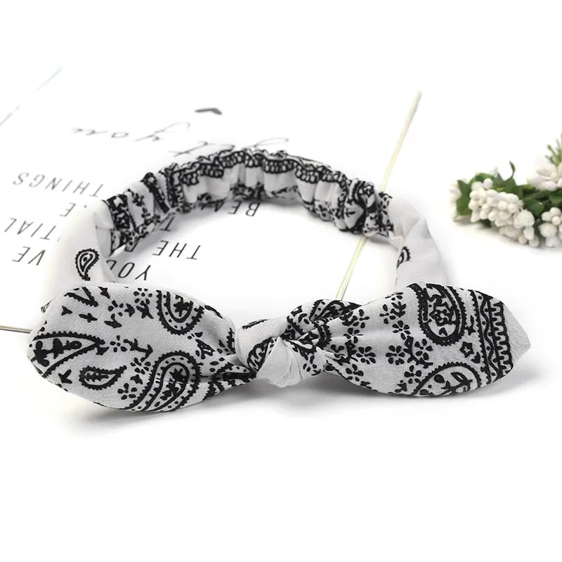 Knotted Elastic Headbands