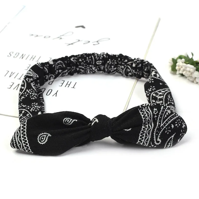 Knotted Elastic Headbands