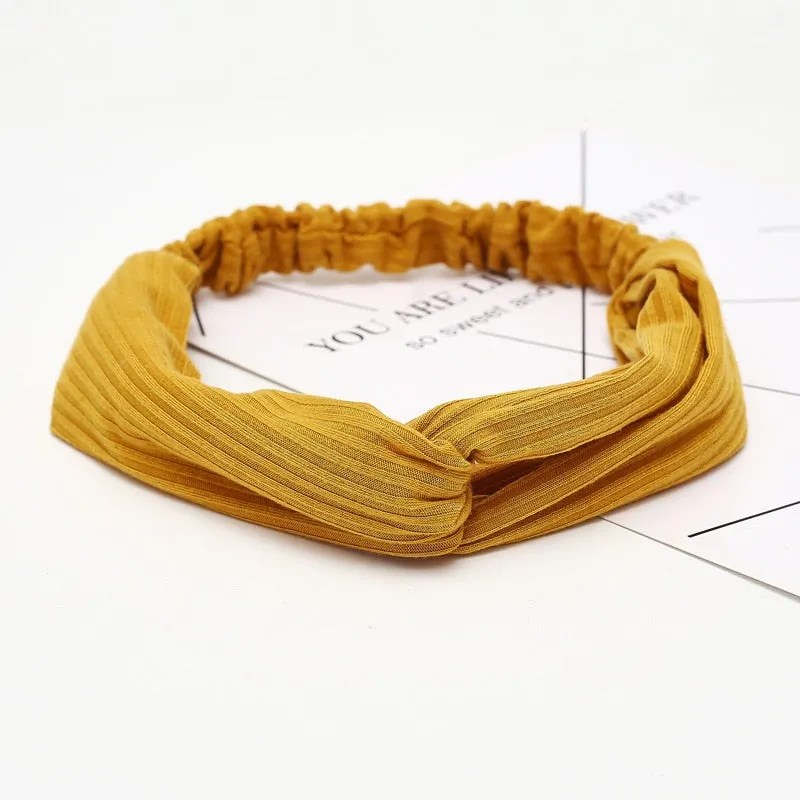 Knotted Elastic Headbands