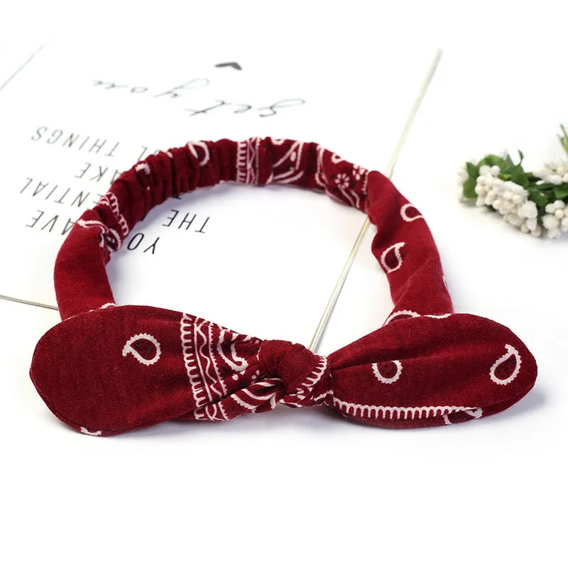 Knotted Elastic Headbands