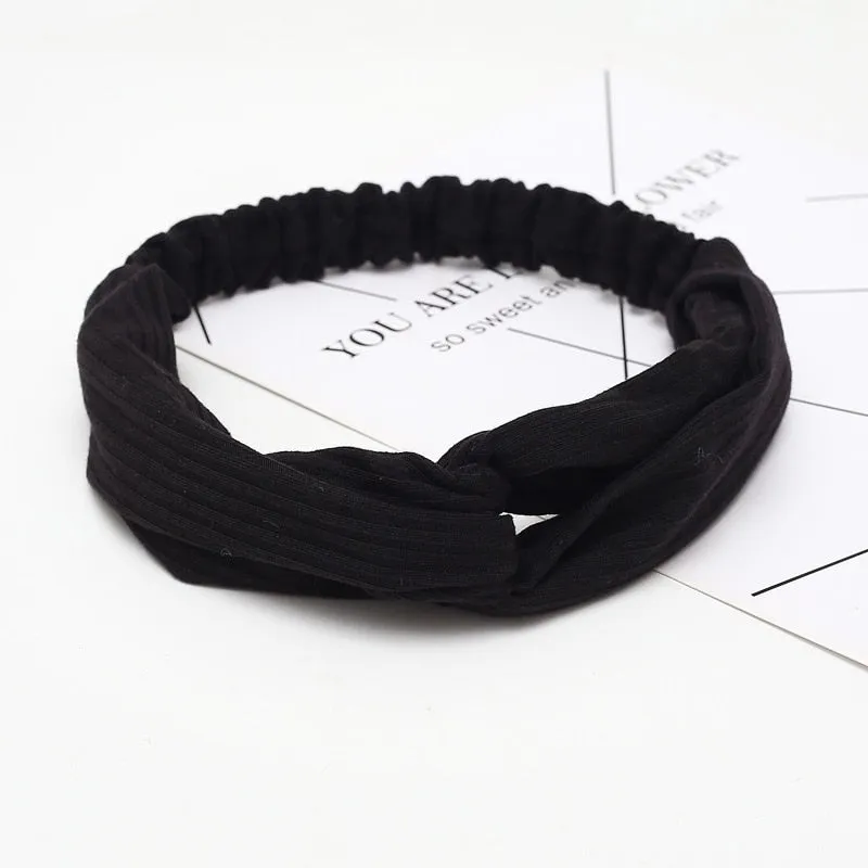 Knotted Elastic Headbands