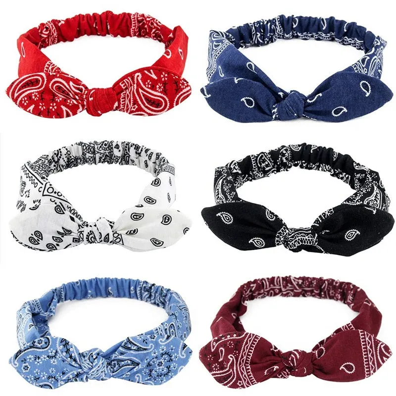 Knotted Elastic Headbands