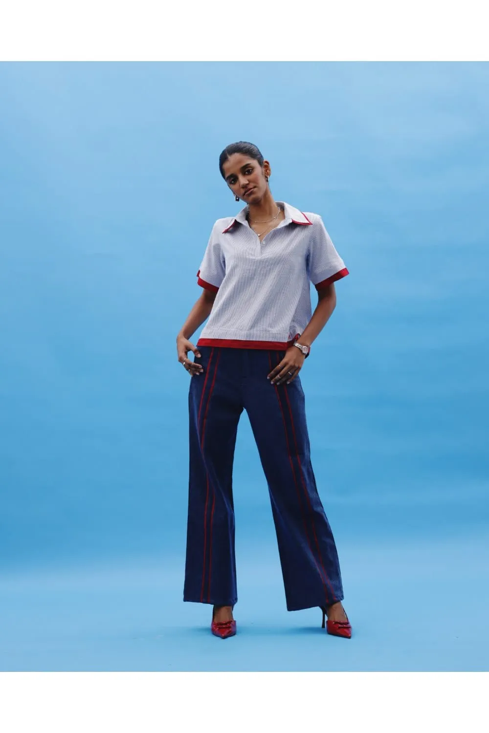 Lemondrop pants- red