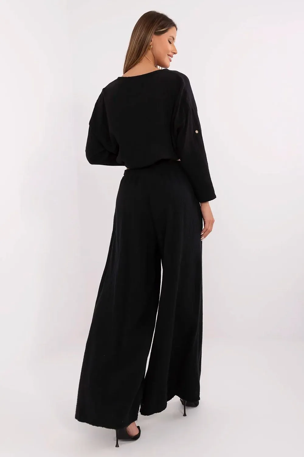 Light stylish muslin women's trousers