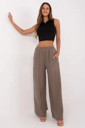Light stylish muslin women's trousers