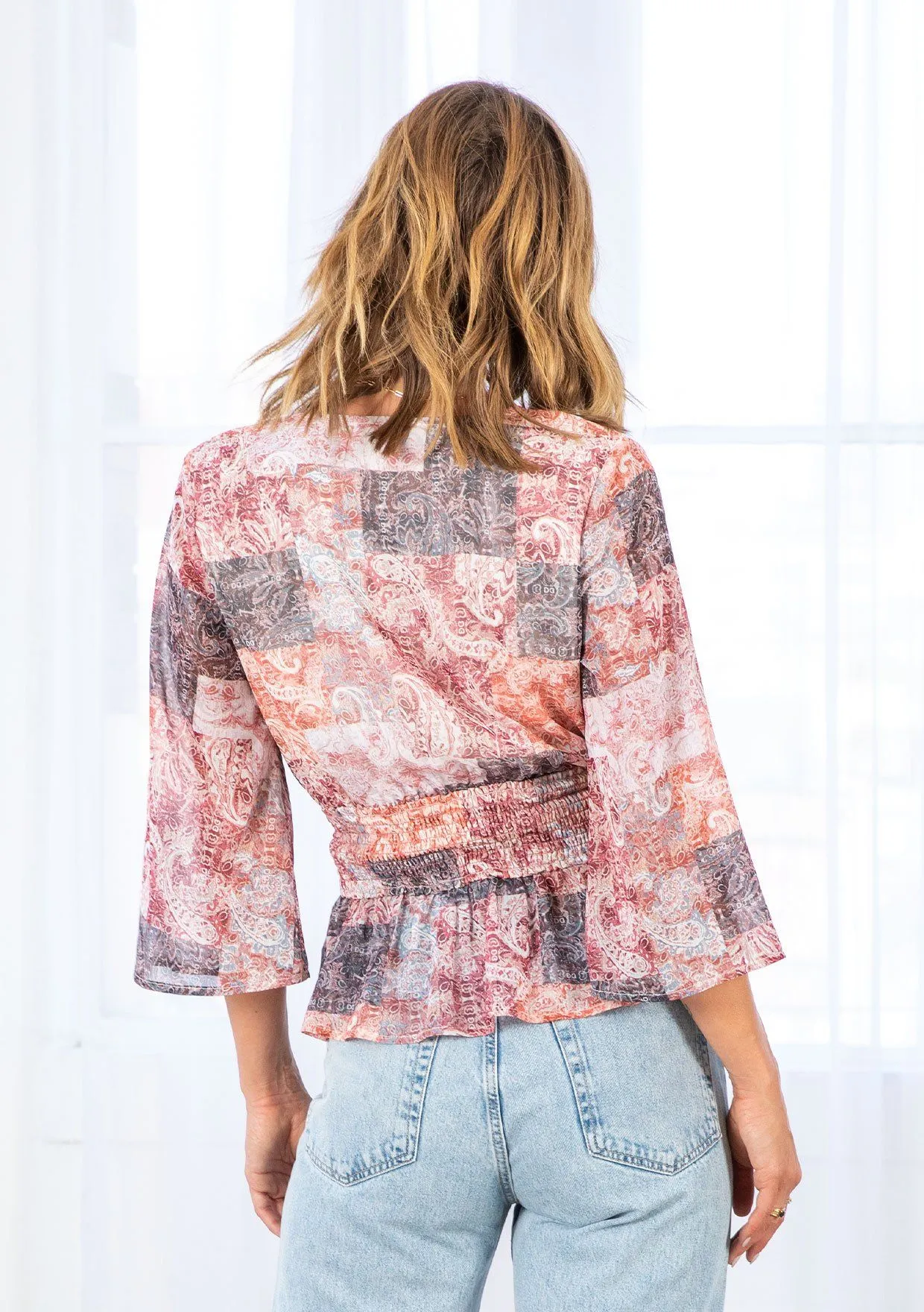 Luna Bell Sleeve Blouse