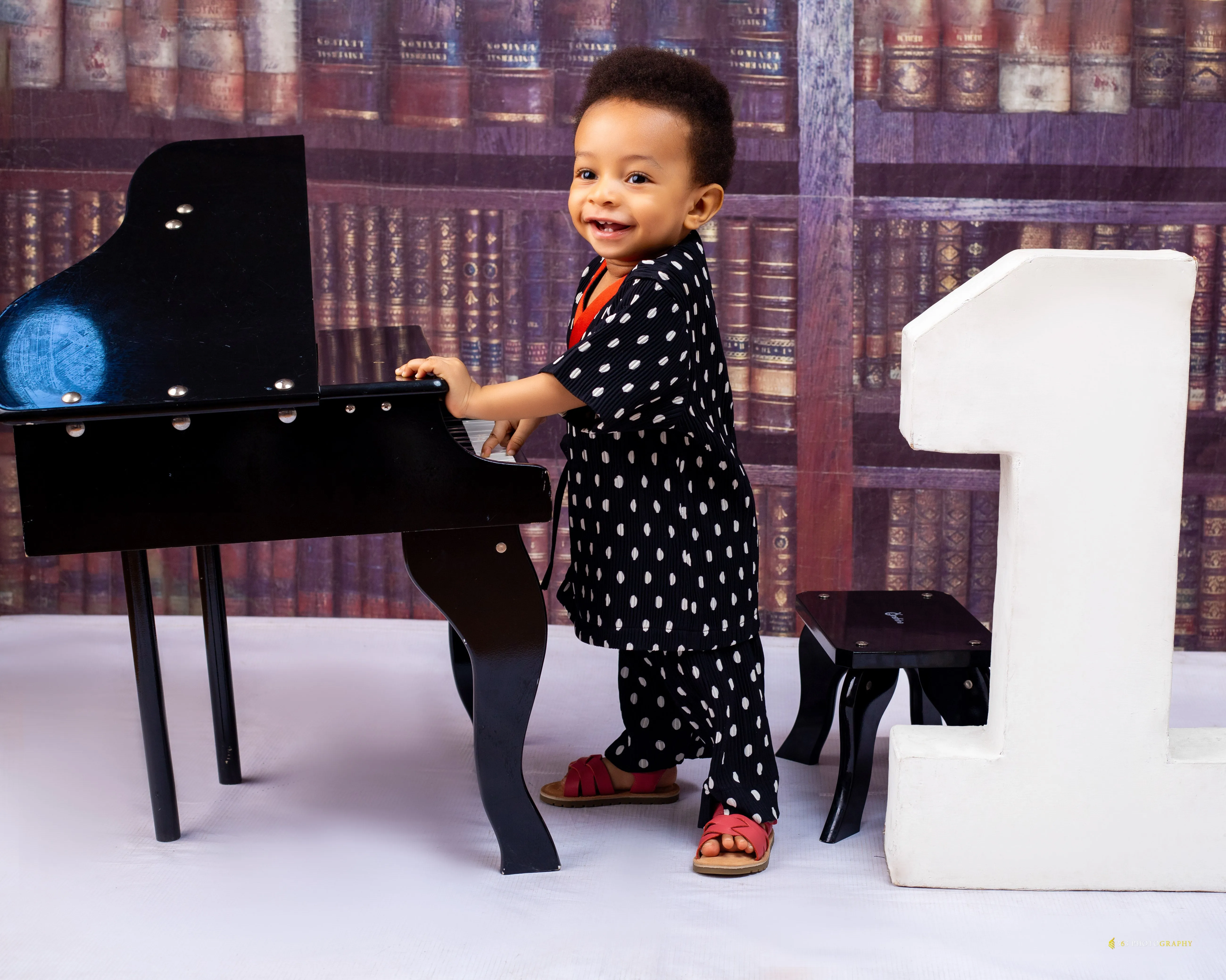 Luxe boys polka rap design, shirt and Trousers set