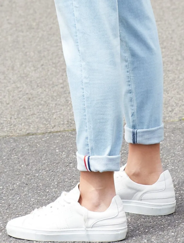 Max Denim Joggers - Light Blue