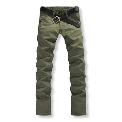 Mens Cotton Business Casual Pants