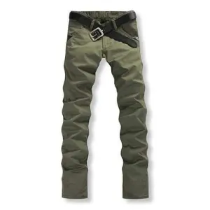 Mens Cotton Business Casual Pants