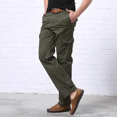 Mens Outdoor Multi Pockets Pants