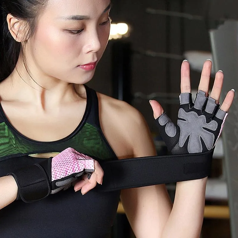 New Women/Men Training Gym Gloves Body Building Sport Fitness Gloves Exercise Weight Lifting Gloves Men Gloves Women