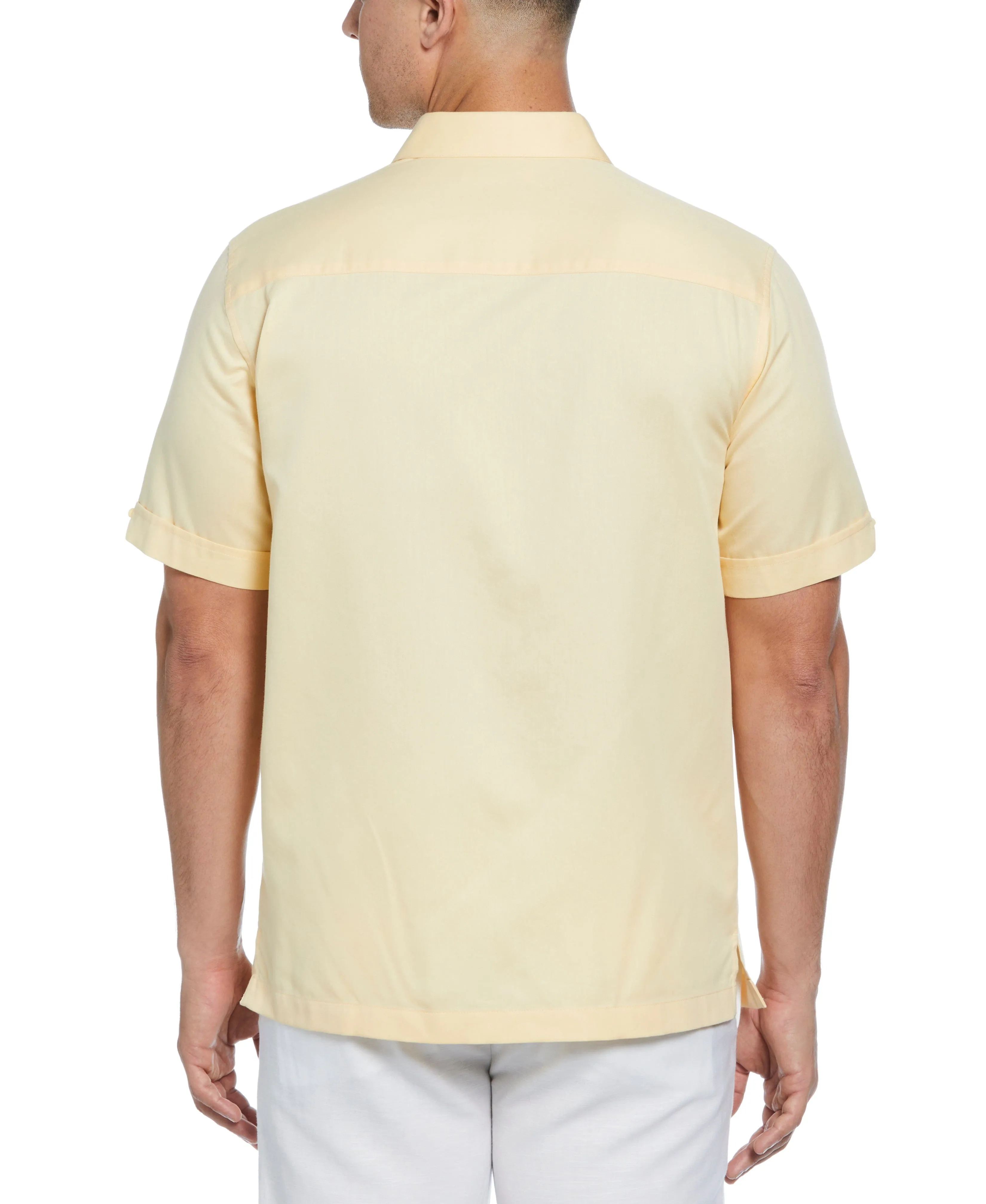Ombre Embroidery Panel Shirt