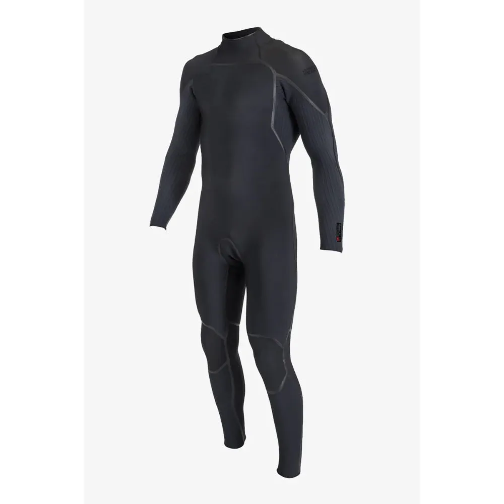 O'NEILL HYPERFREAK FIRE 4/3  BACK ZIP BLACK