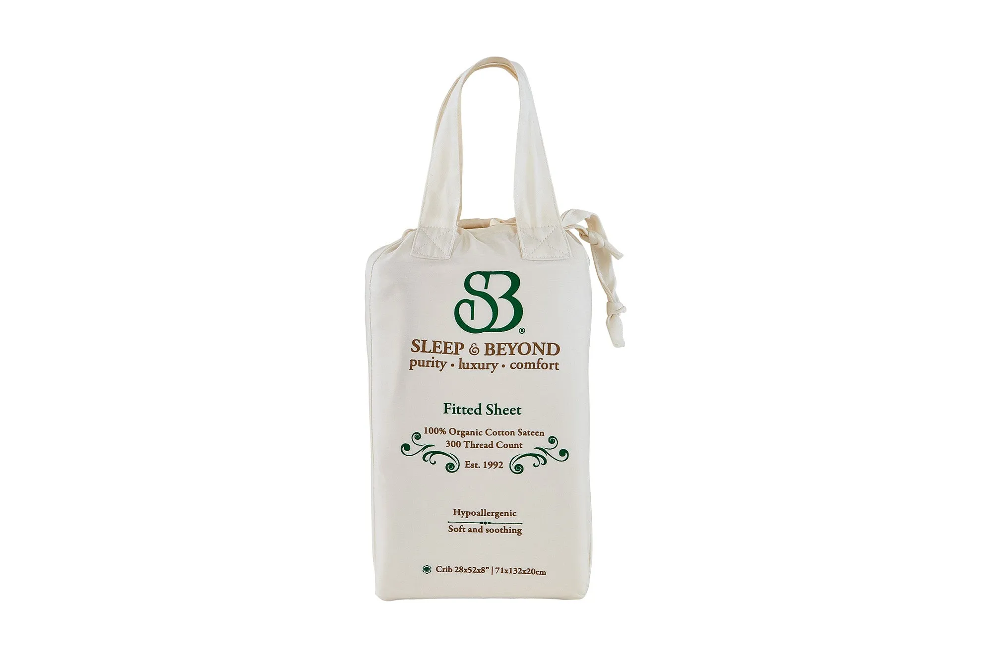 Organic Cotton Sateen Fitted Sheet by Sleep & Beyond