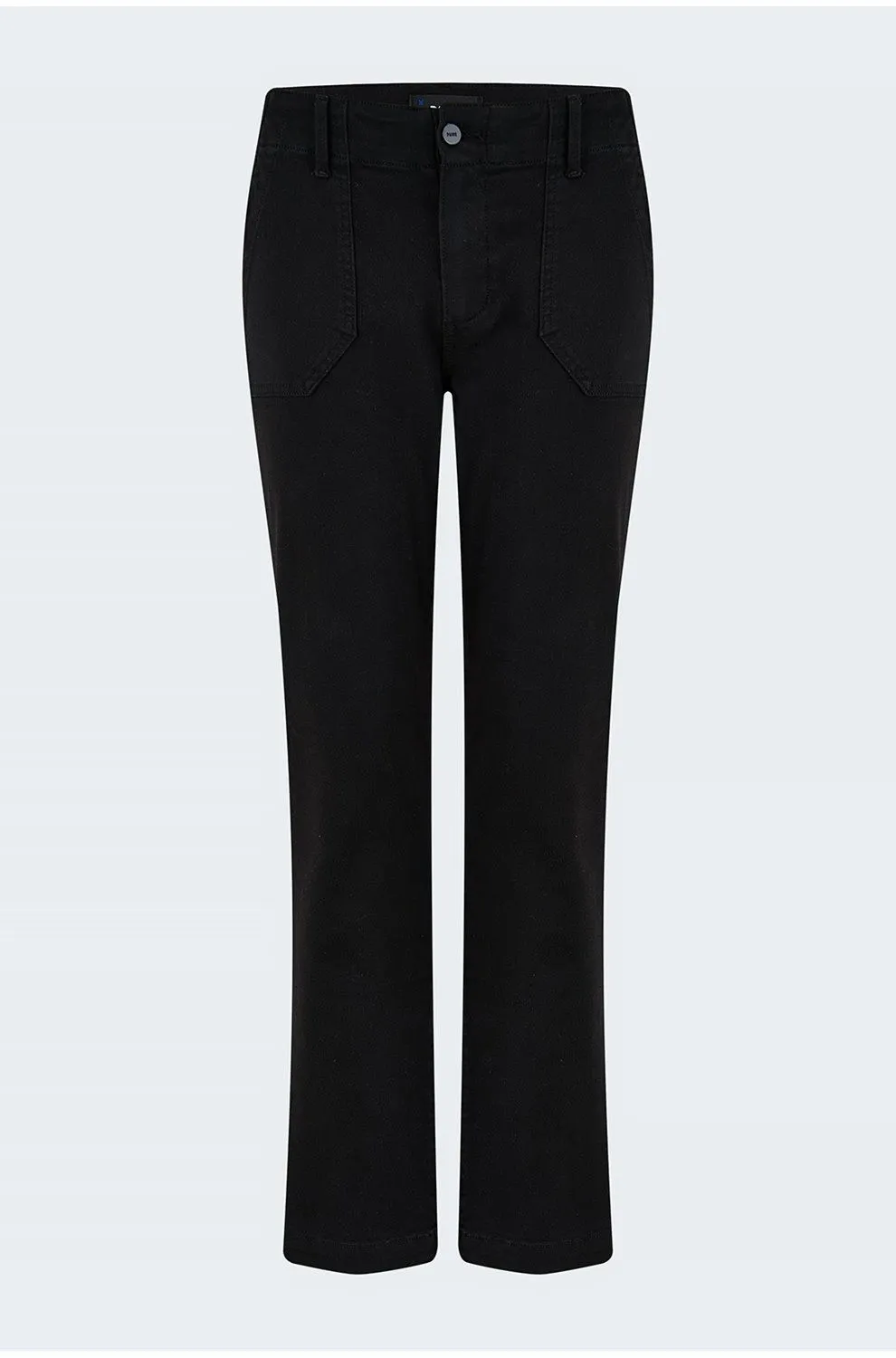 Paige Black mid-rise straight leg Mayslie Jeans UK W29