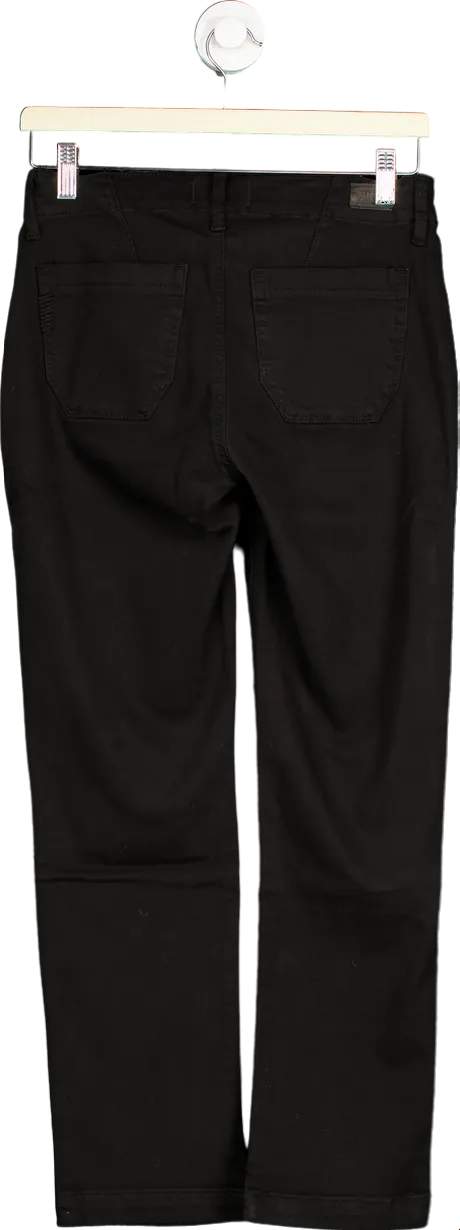 Paige Black mid-rise straight leg Mayslie Jeans UK W31