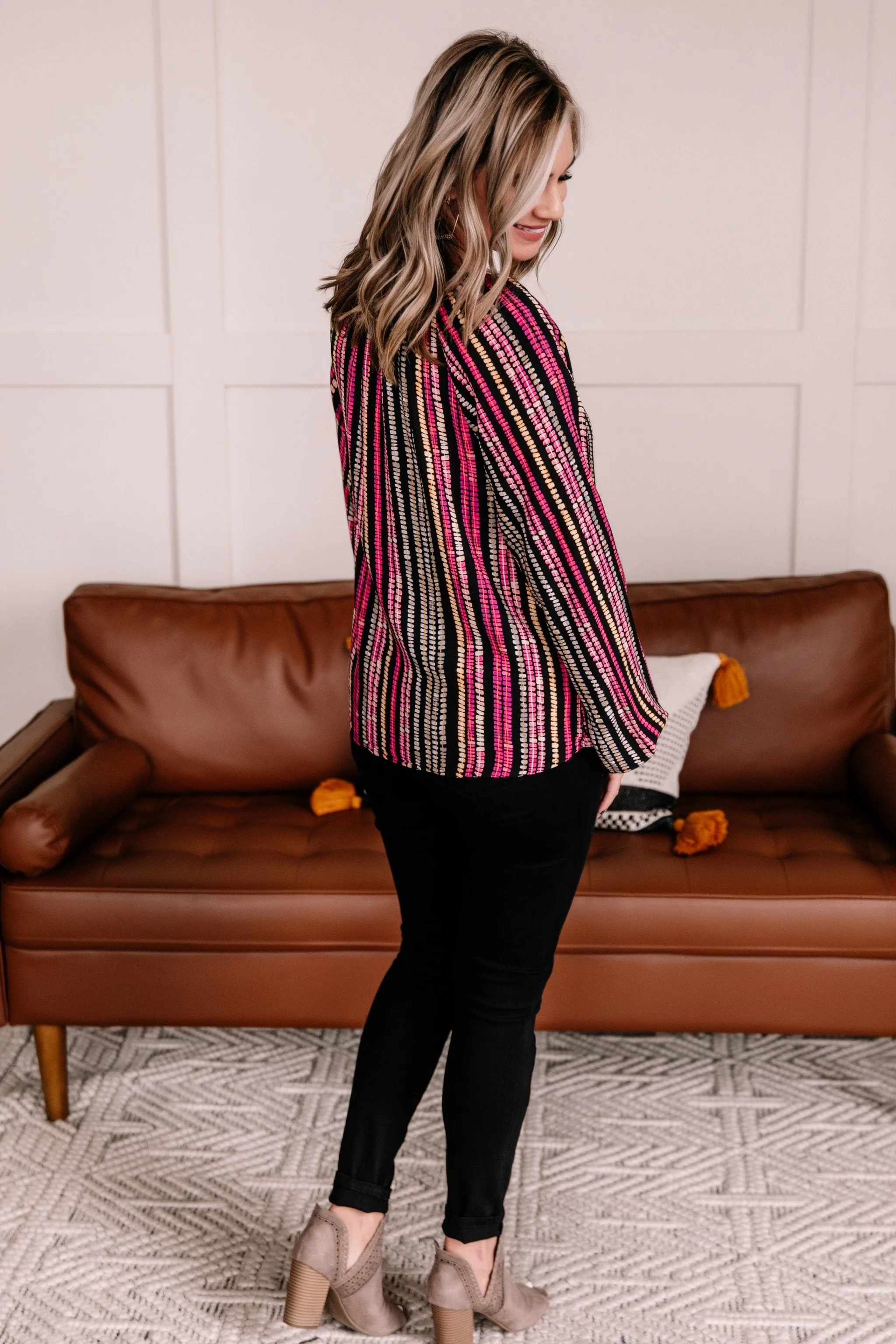 Panic At The Disco Striped Blouse