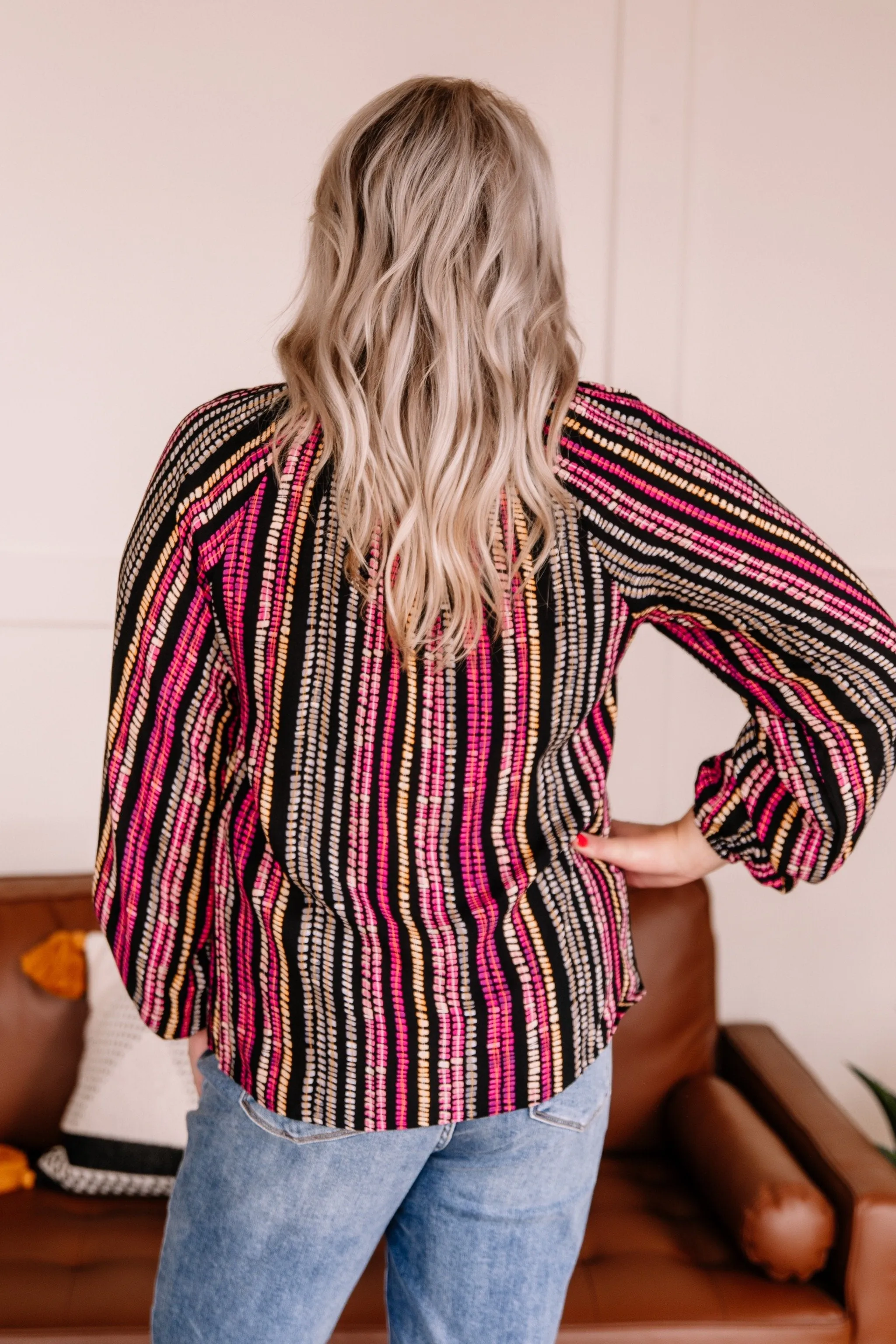 Panic At The Disco Striped Blouse