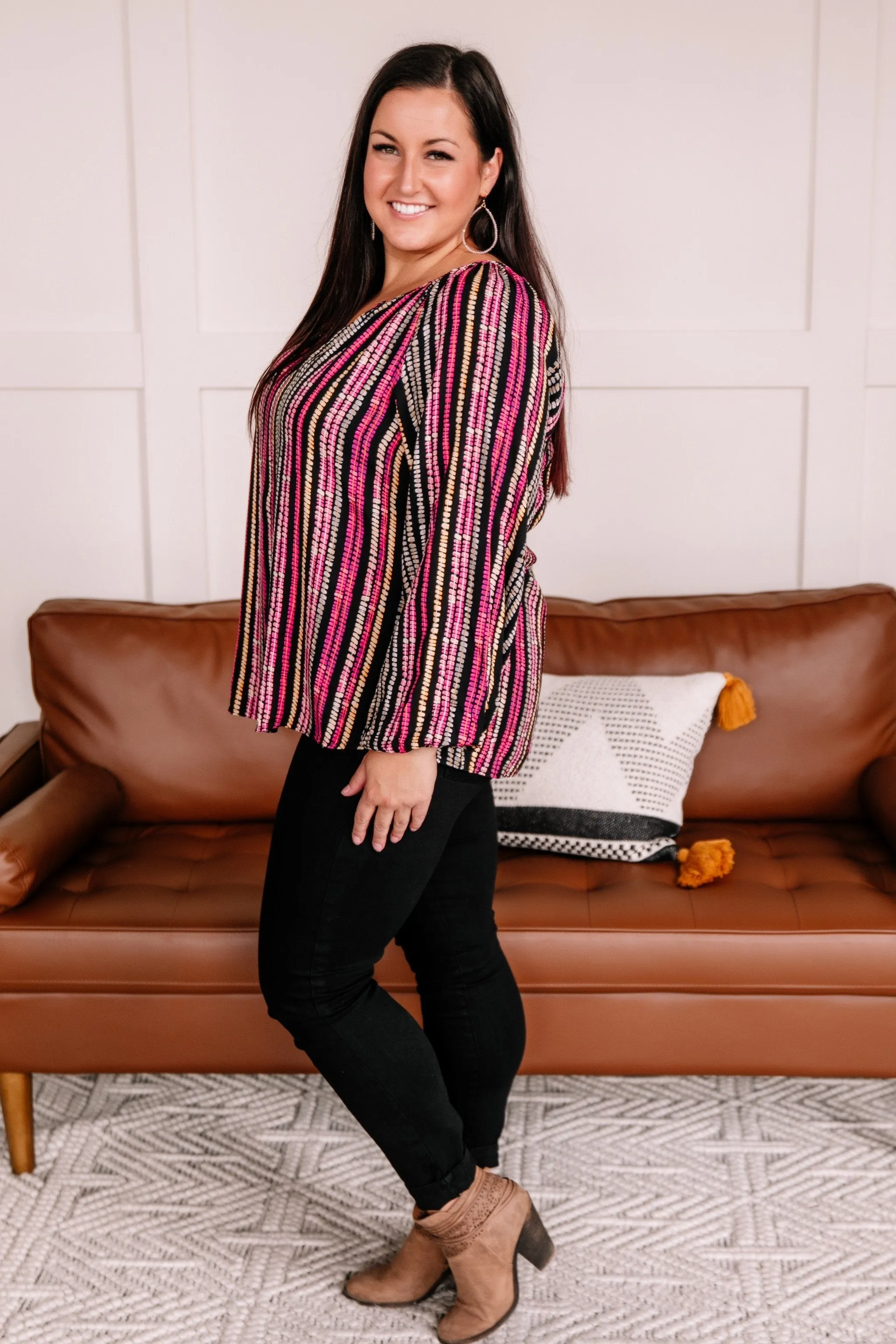 Panic At The Disco Striped Blouse