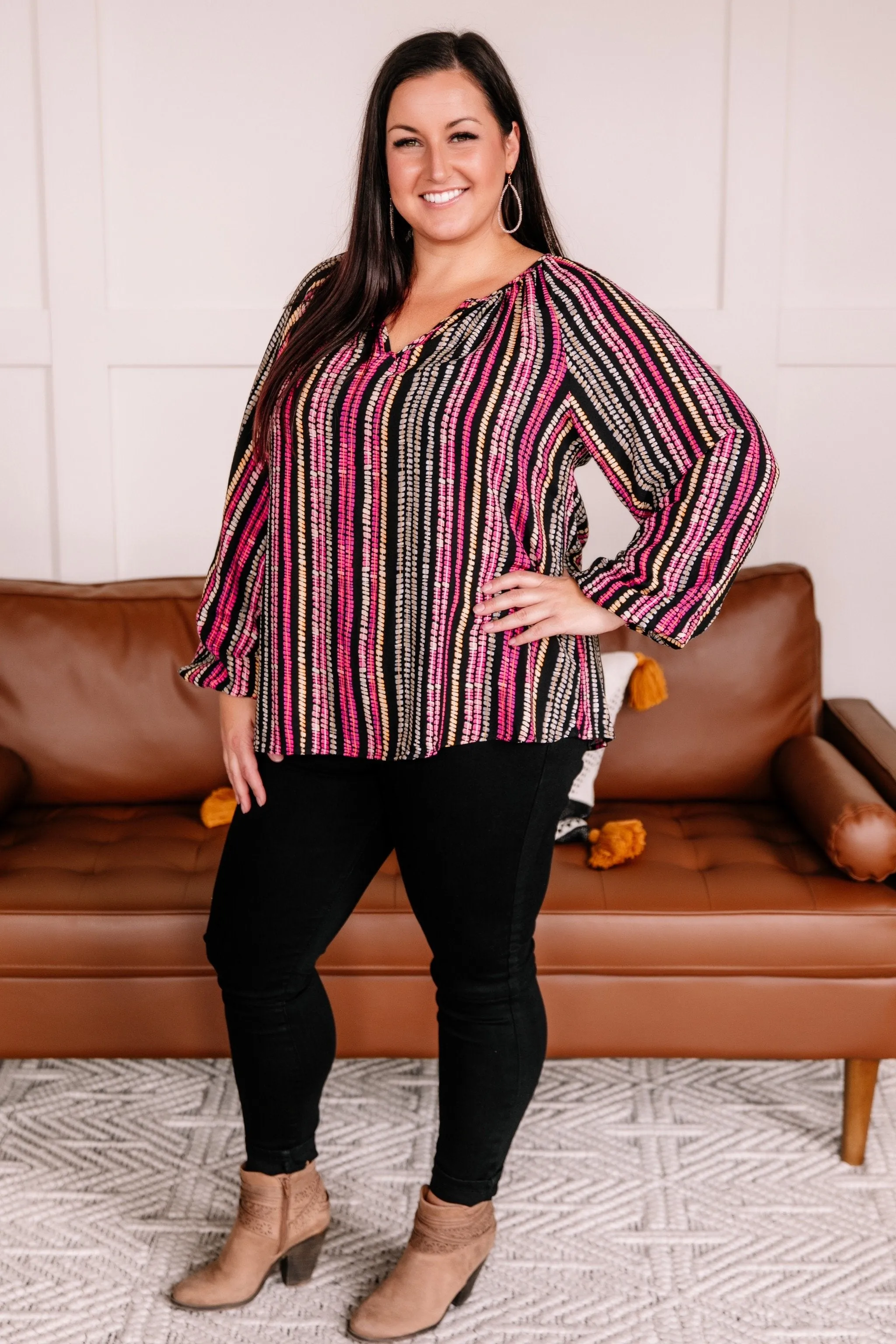 Panic At The Disco Striped Blouse
