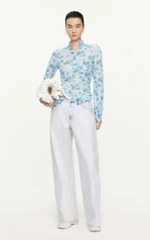 Pants / JNBY Logo-Patch Straight Jeans