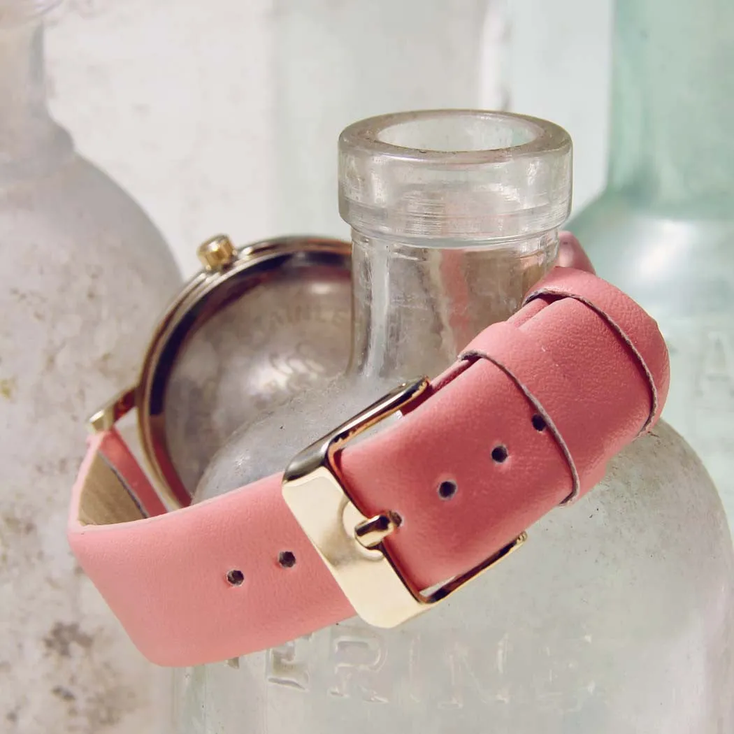 Peach Dots Watch