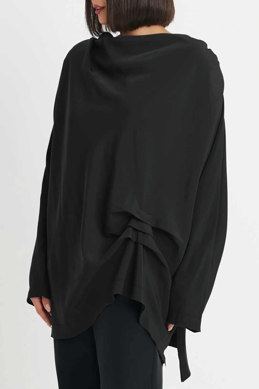 Peachskin Drape Tunic