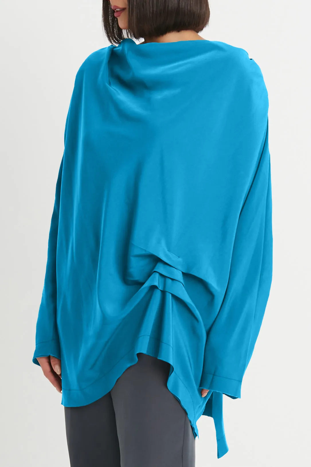 Peachskin Drape Tunic