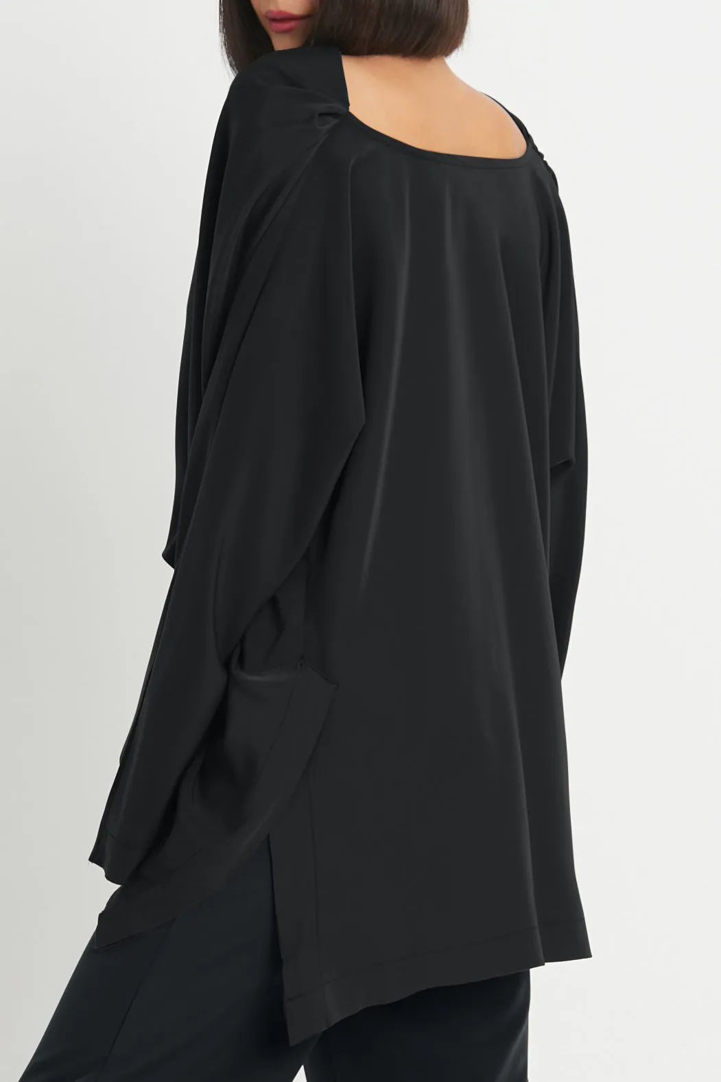 Peachskin Drape Tunic