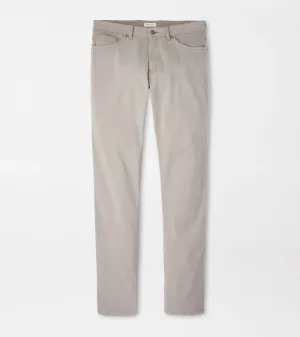 Peter Millar Signature Sateen Five-Pocket Pant - Gale Grey