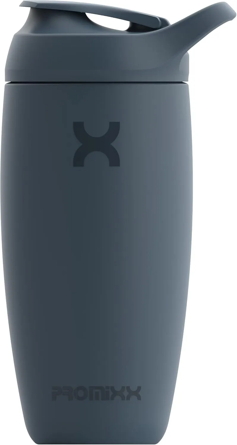 Promixx Pursuit Shaker Bottle Insulated Stainless Steel Water Bottle and shaker Cup, 18oz