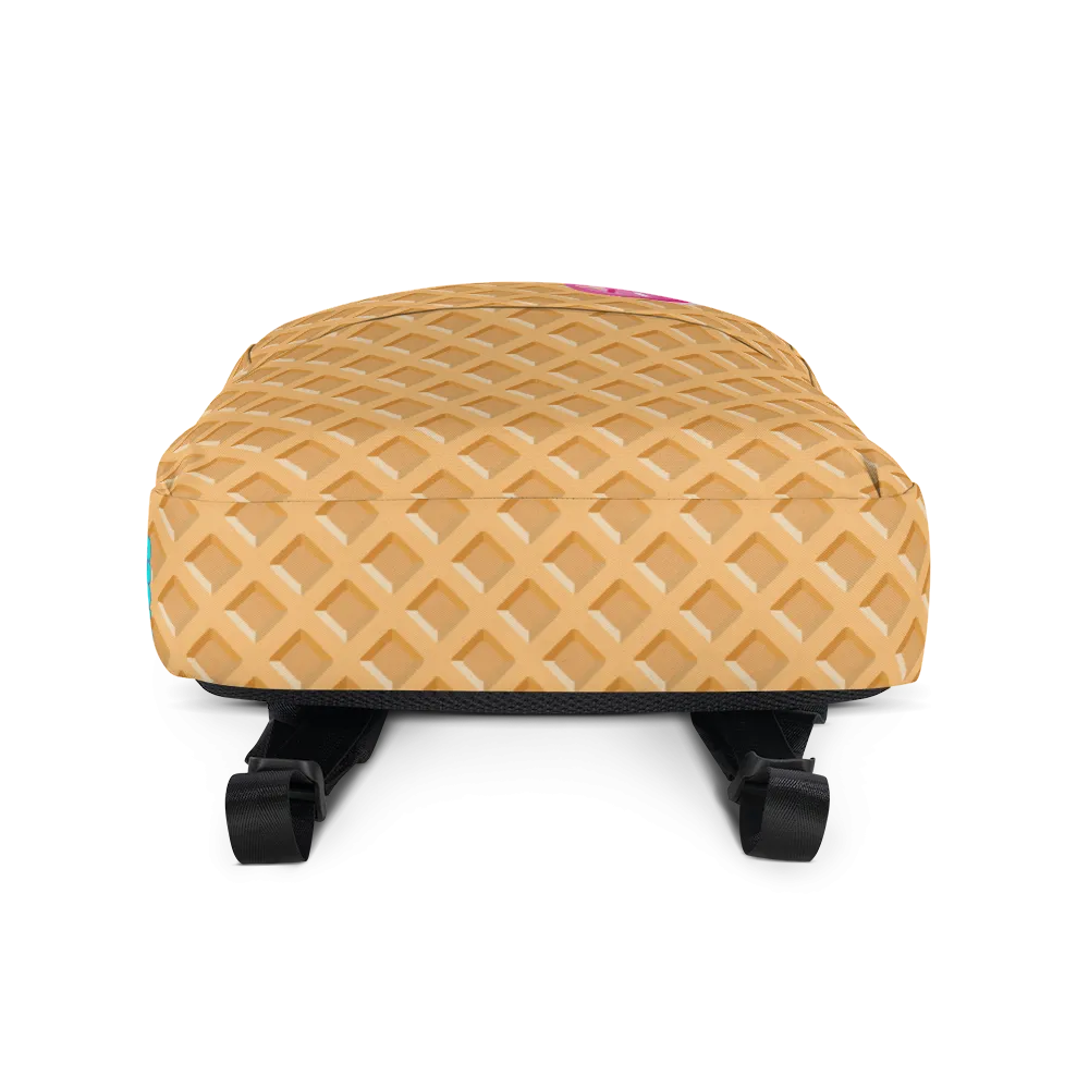 "Chill Vibes" Waffle Cone Backpack